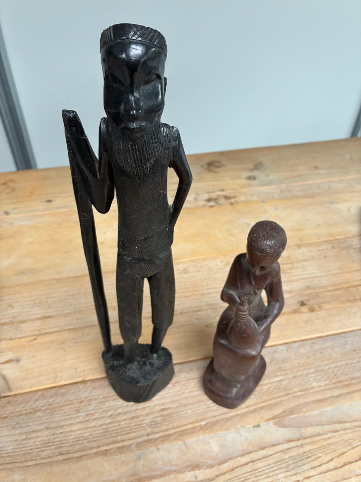 Afrikaanse houten beeldjes, Huis en Inrichting, Ophalen of Verzenden, Zo goed als nieuw