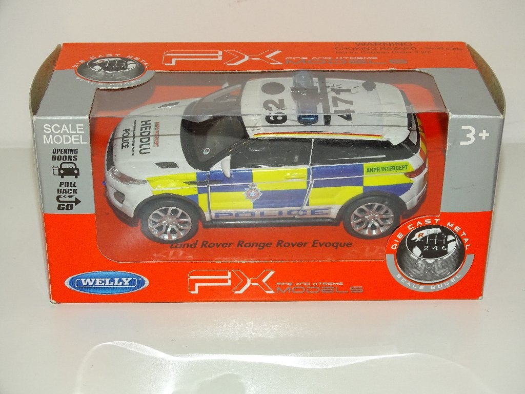 Land Rover Range Rover Evoque Police Welly FX Politie, Enlèvement ou Envoi, Neuf, Voiture, Autres marques