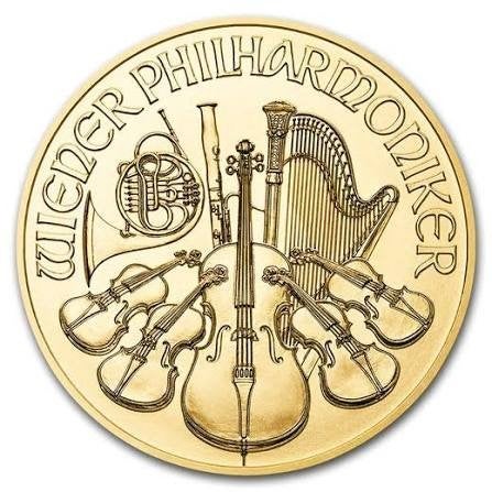 #Goud #Philharmoniker #1/10 troy ounce, Ophalen of Verzenden, Goud