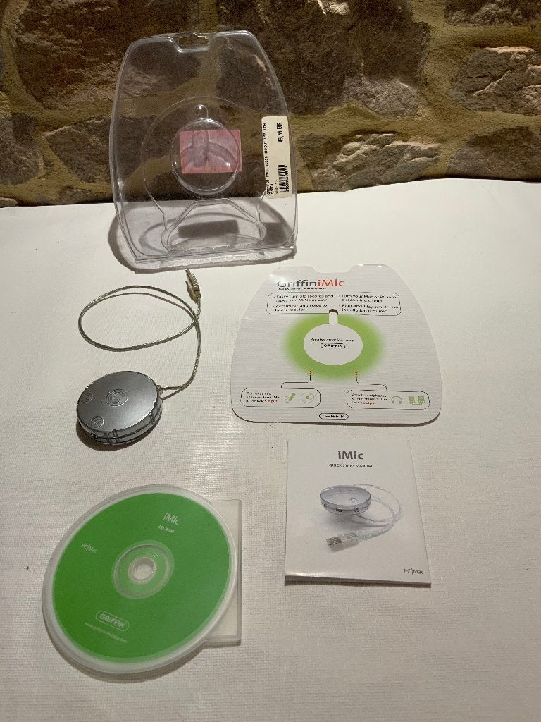 Griffin iMic : carte-son externe USB vintage, Enlèvement ou Envoi, Comme neuf