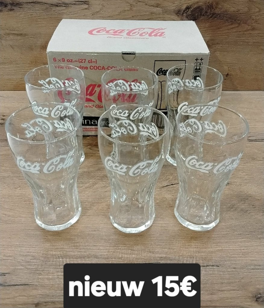 coca cola glazen 25cl, Collections, Verres & Petits Verres, Enlèvement, Neuf, Verre à soda