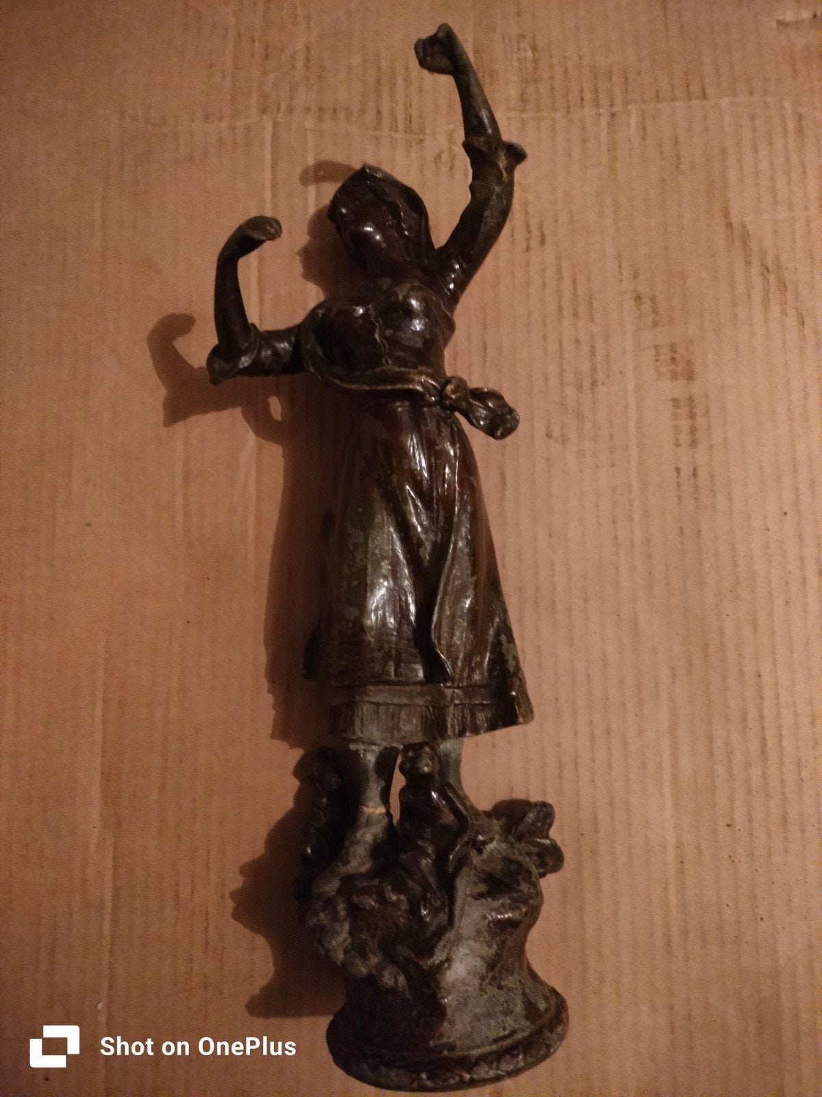 koperen beeldje, Antiek en Kunst, Ophalen