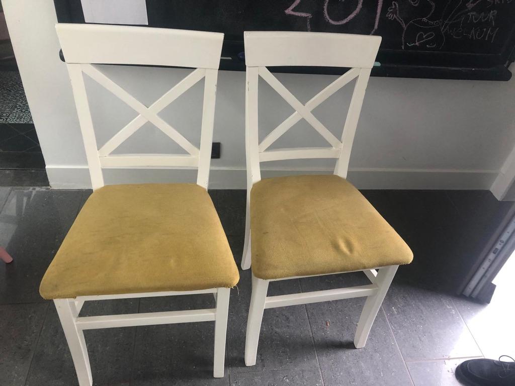 gratis stoelen, Ophalen, Gebruikt, Hout