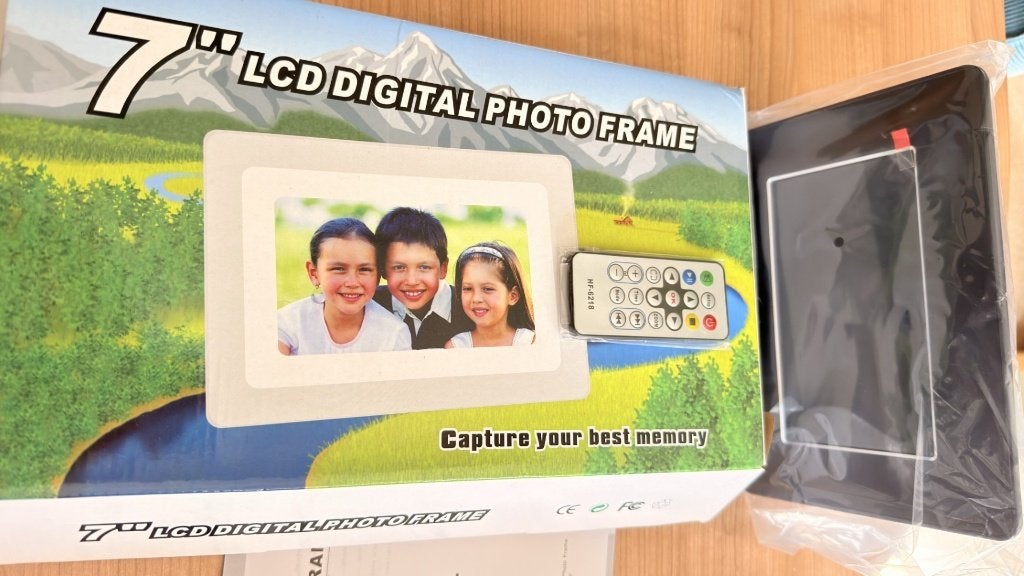 7" digital photo frame nieuw, Enlèvement, Neuf
