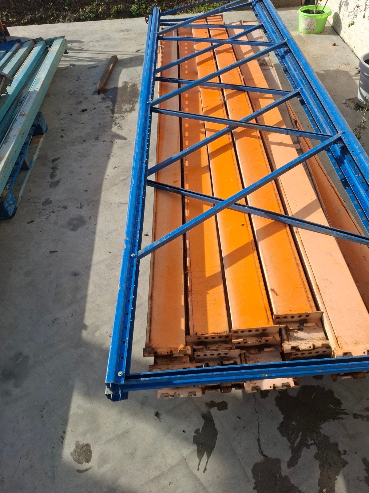 palletstelling, Ophalen