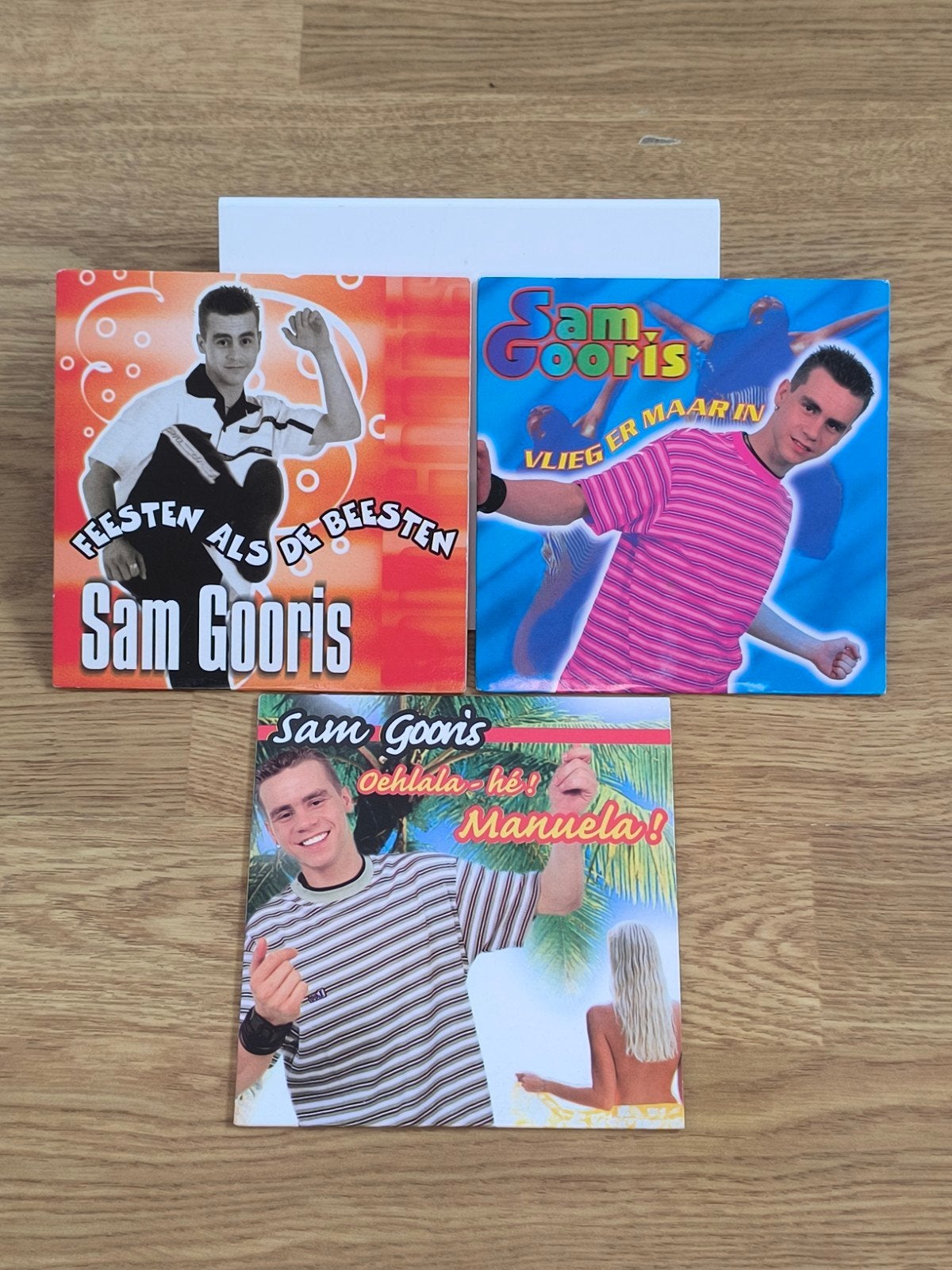 sam gooris cd singles - feesten als de beesten - Sam Gooris, Ophalen of Verzenden, Zo goed als nieuw, Humor en Cabaret, Single