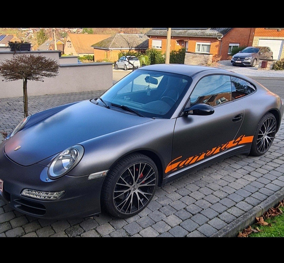 Porsche 911 997 Carrera 4 Tiptronic. Lees de aankondiging aa, Auto's, Grijs, Particulier, Onderhoudsboekje, Te koop