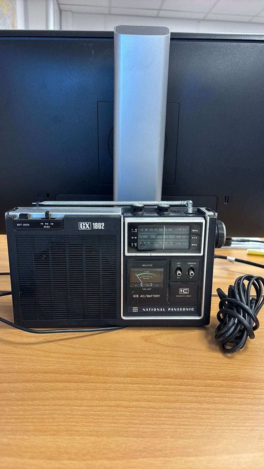National Panasonic GX 1802 Vintage Radio, Ophalen of Verzenden, Gebruikt, Radio