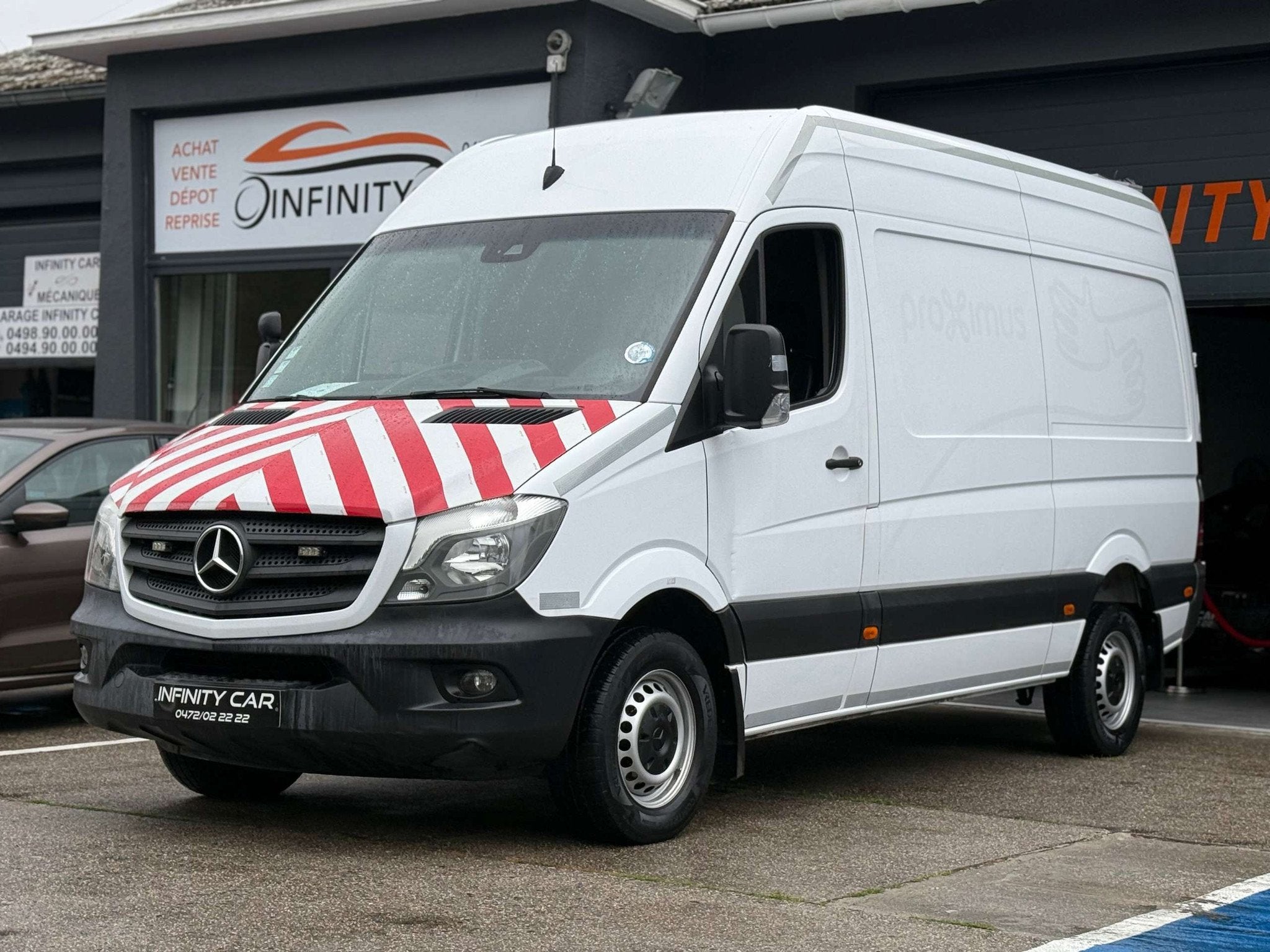 Mercedes-Benz Sprinter 316 2.1 BlueTEC A1H1 (bj 2017), Voorwielaandrijving, Stof, 4 cilinders, Navigatiesysteem