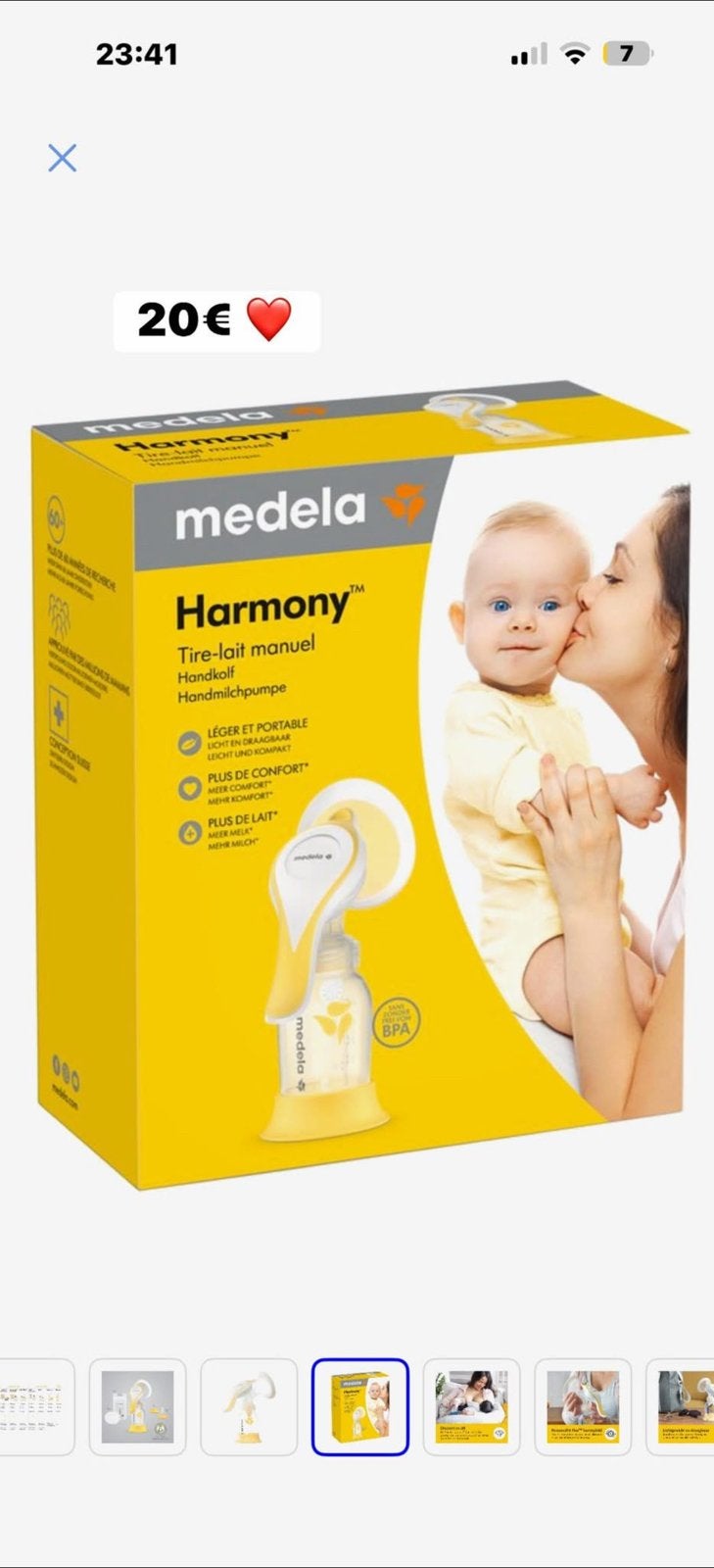 Medela kolf, Ophalen, Zo goed als nieuw