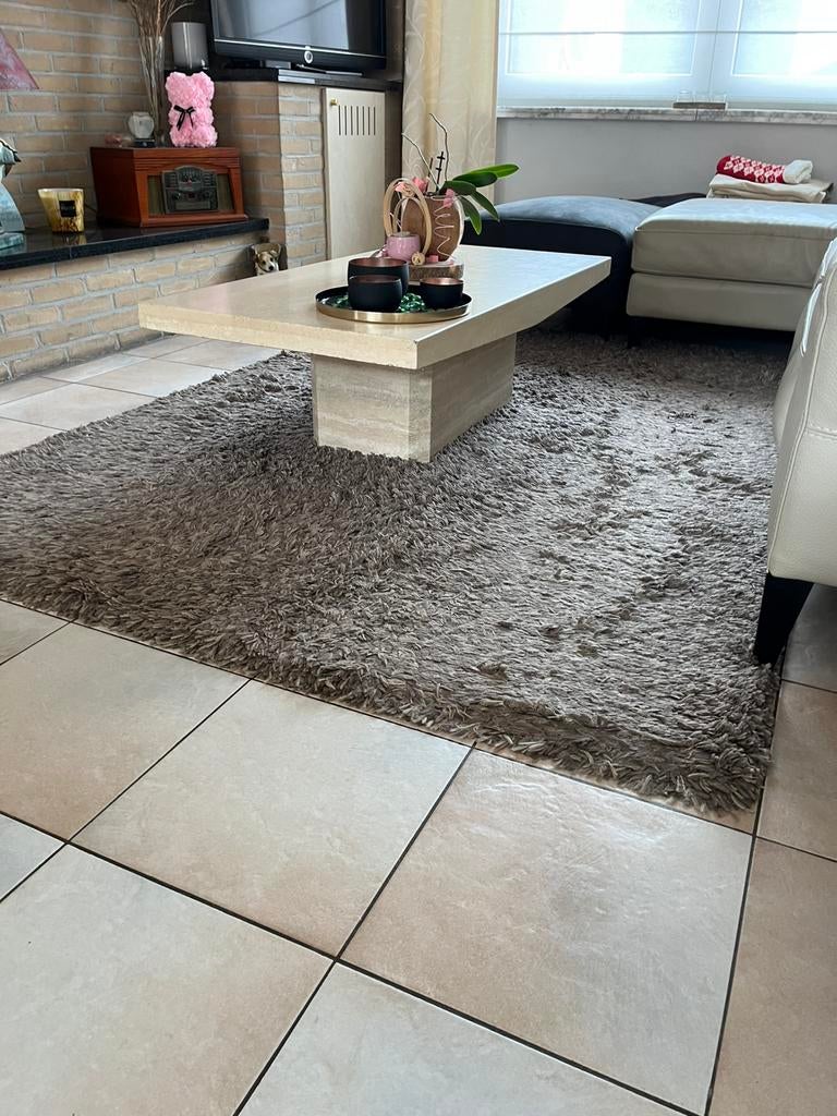 Salontafel travertin, Huis en Inrichting, Ophalen