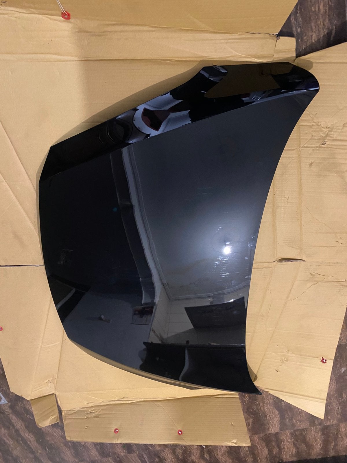 Ford Fiesta Motorkap Panther Black  (imitatie), Ophalen, Voor, Nieuw, Ford