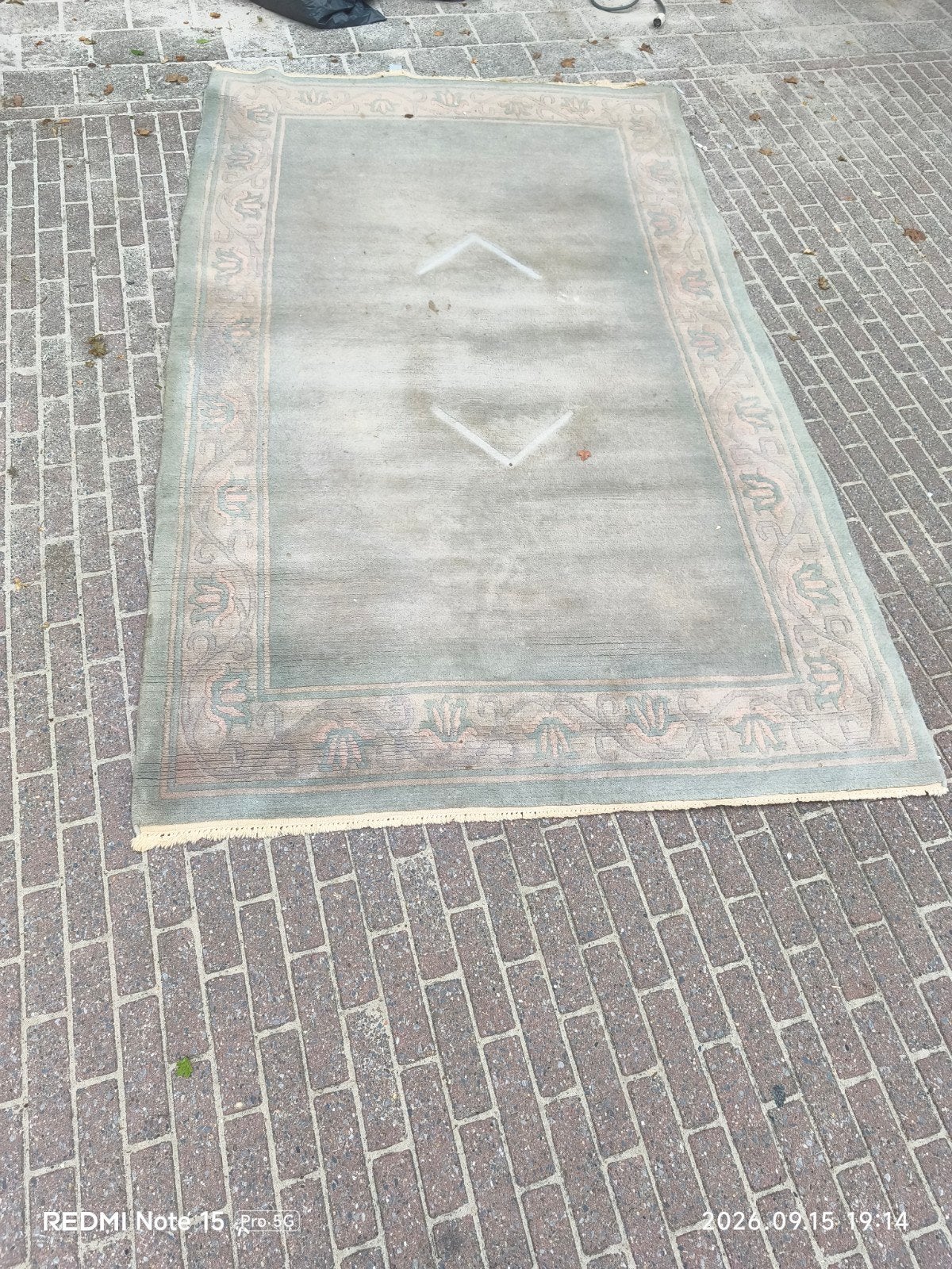 Magnifique tapis authentique noué à la main — Heyebroeck & C, Enlèvement ou Envoi