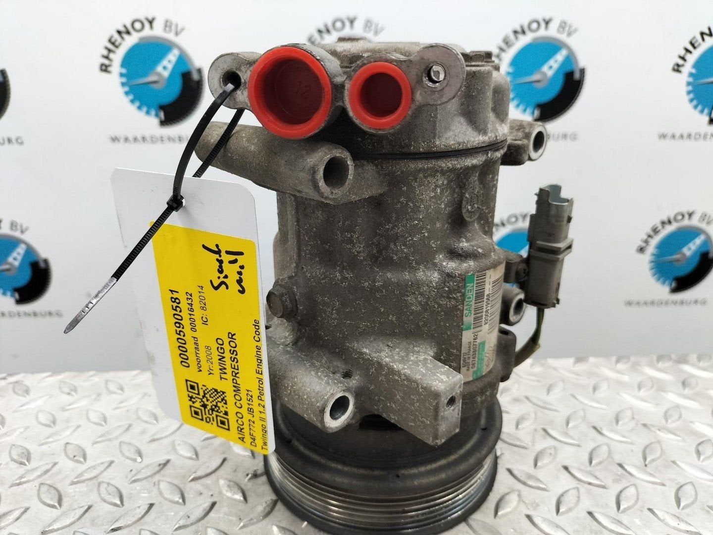 RENAULT TWINGO 1.2-16V Dynamique  AIRCO COMPRESSOR / AIRCOPO, Ophalen of Verzenden, Gebruikt, ARN erkend