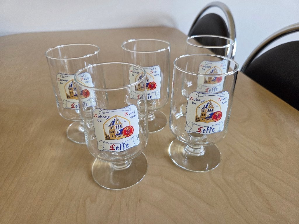 Leffe glazen, Verzamelen, Ophalen, Gebruikt, Bierglas
