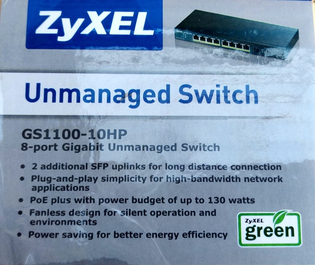 Zyxel Switch Gigabit 10 Ports GS1100-10HP, Informatique & Logiciels, Commutateurs réseau, Comme neuf, Enlèvement ou Envoi