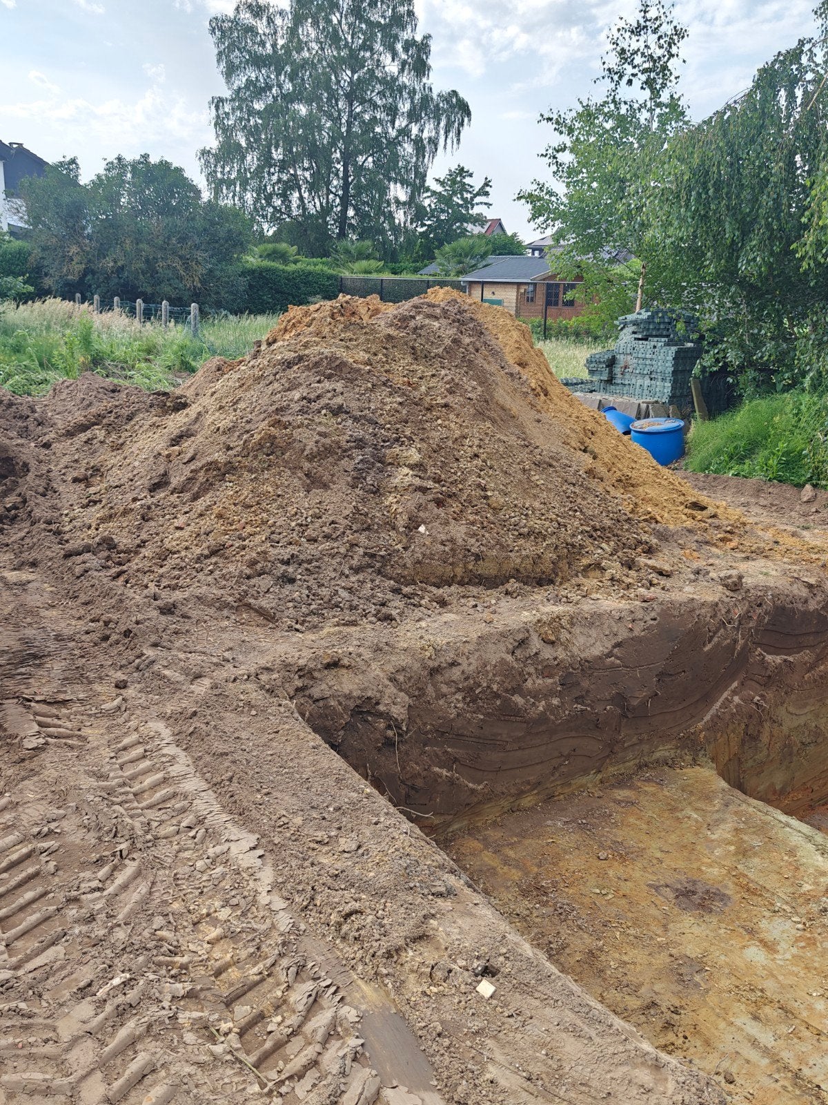 Gratis grond, Ophalen
