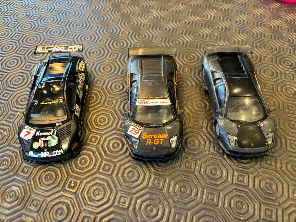 3 x lamborghini murcielago sport 1/43 high speed, Ophalen of Verzenden, Gebruikt, Auto, Overige merken