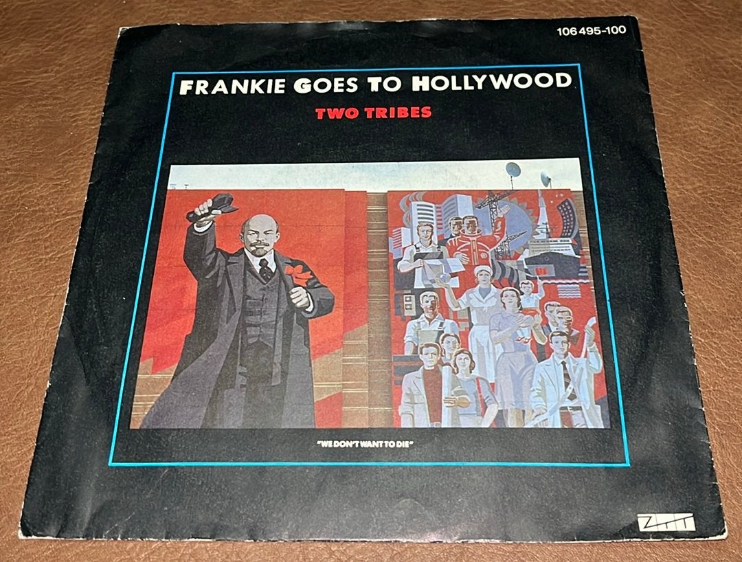 Frankie Goes To Hollywood ‎– Two Tribes - 7” vinyl single EU, Enlèvement ou Envoi, Utilisé