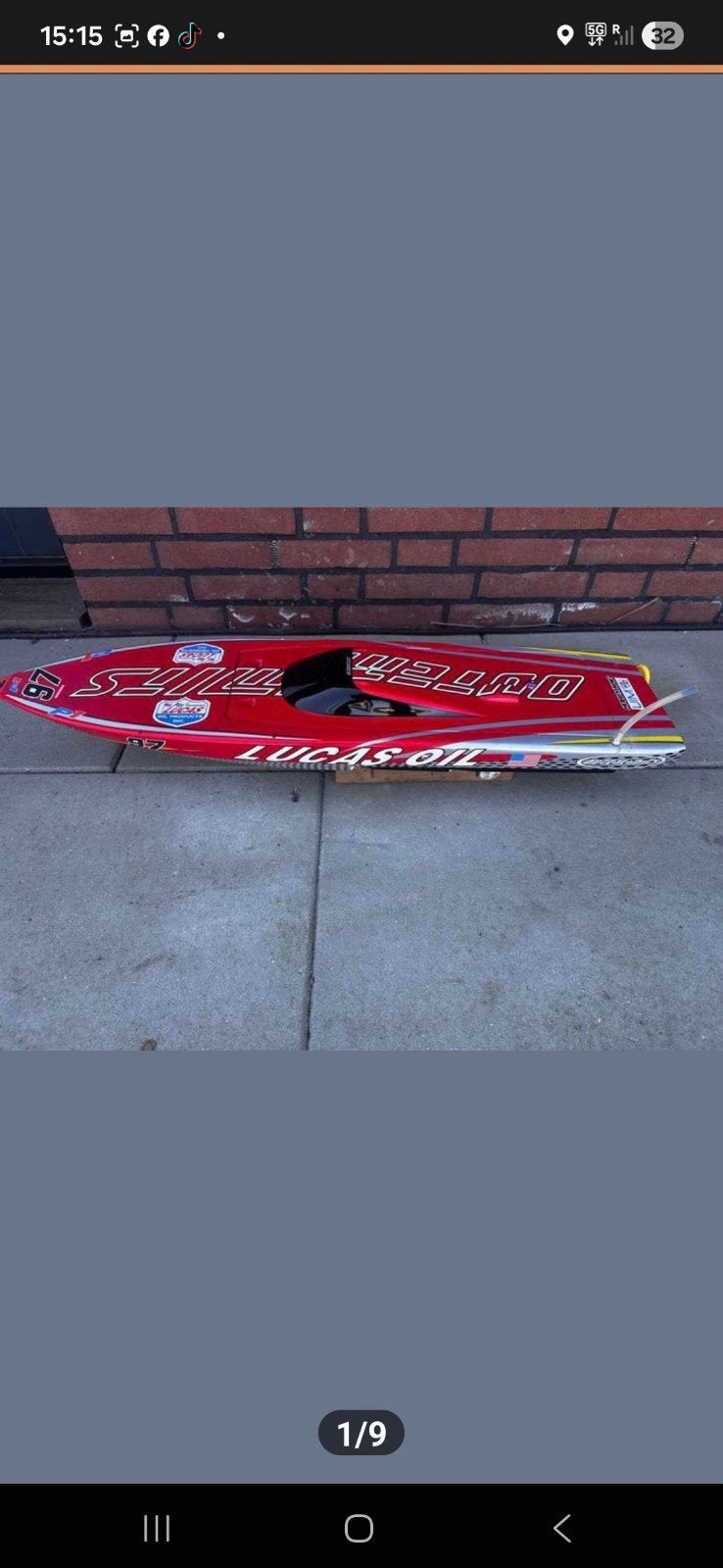 Lukas oil speedboot rc 14.8 volt, Ophalen