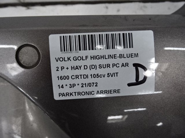 CAPTEUR AIDE AU STATIONNEMENT Volkswagen Golf VII (AUA), Utilisé, Volkswagen