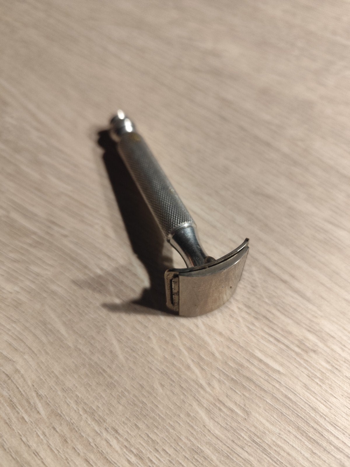 Rasoir de sûreté vintage argenté (type Gillette Tech), Enlèvement ou Envoi