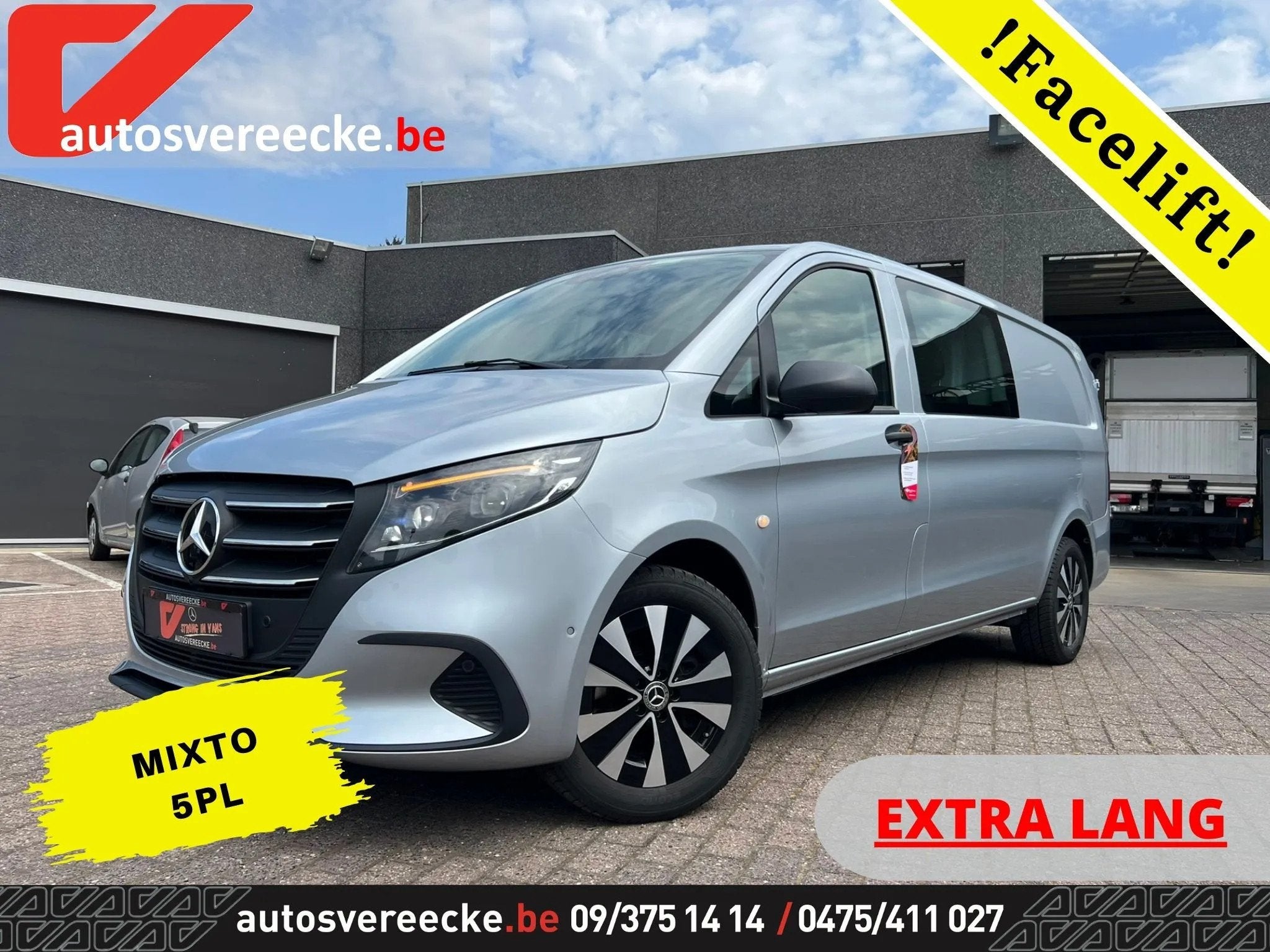 MERCEDES VITO_MIXTO 116 RWD L2 SL2.0T AUTO, Autos, Argent ou Gris, Achat, 4 portes, Entreprise