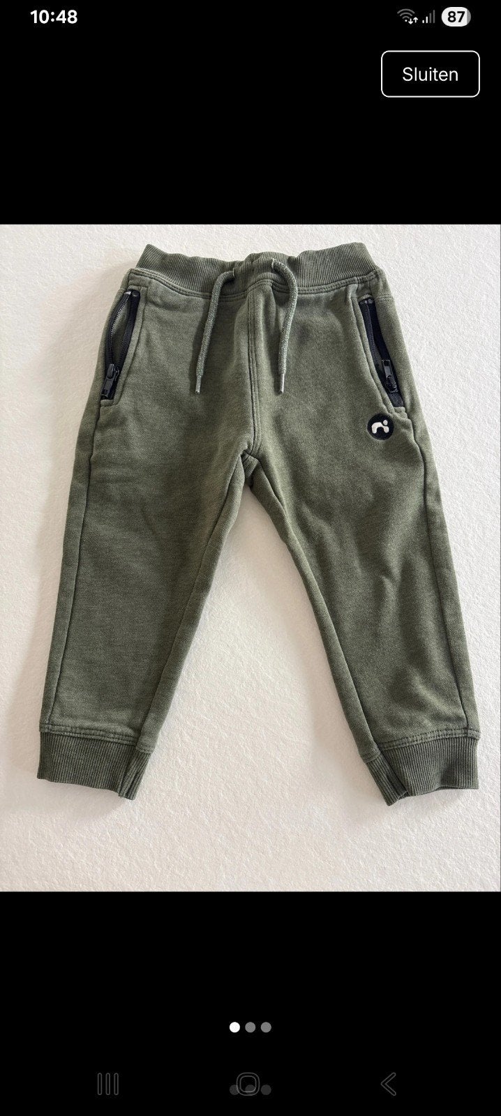 joggingbroek maatje 86., Kinderen en Baby's, Overige typen, NAME IT., Ophalen of Verzenden, Zo goed als nieuw