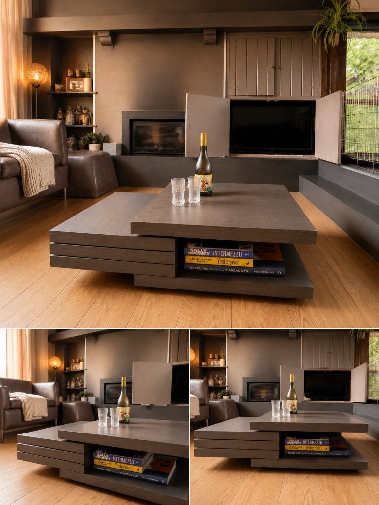 Table basse Kristalia Rotor, Maison & Meubles, 50 à 100 cm, Enlèvement, Utilisé, 50 à 100 cm