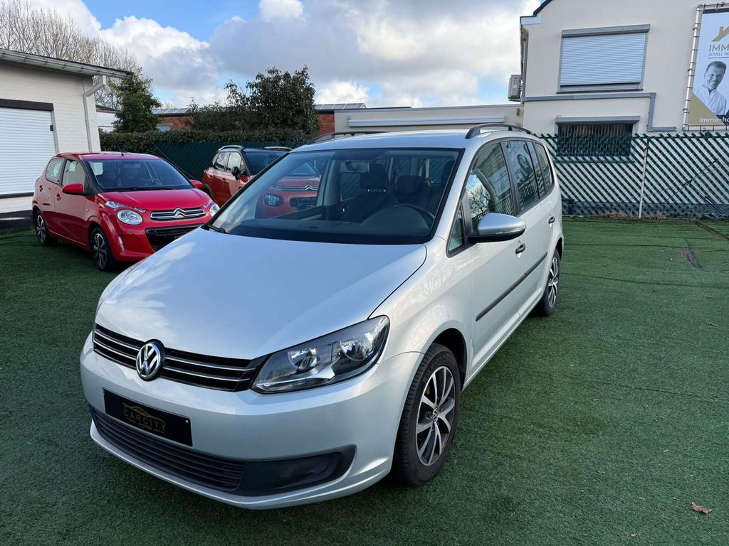 Volkswagen Touran Touran 1.6 TDI Trendline°7PL°GPS°EURO5, Voorwielaandrijving, Euro 5, Gebruikt, Zwart