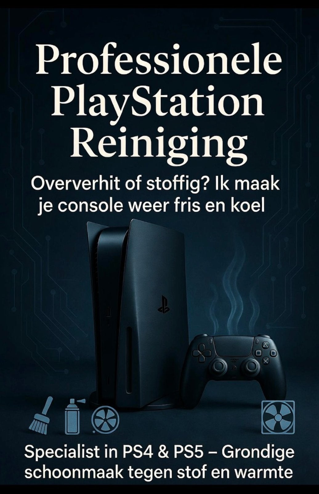 playstation schoonmaak, Games en Spelcomputers, Ophalen, Nieuw