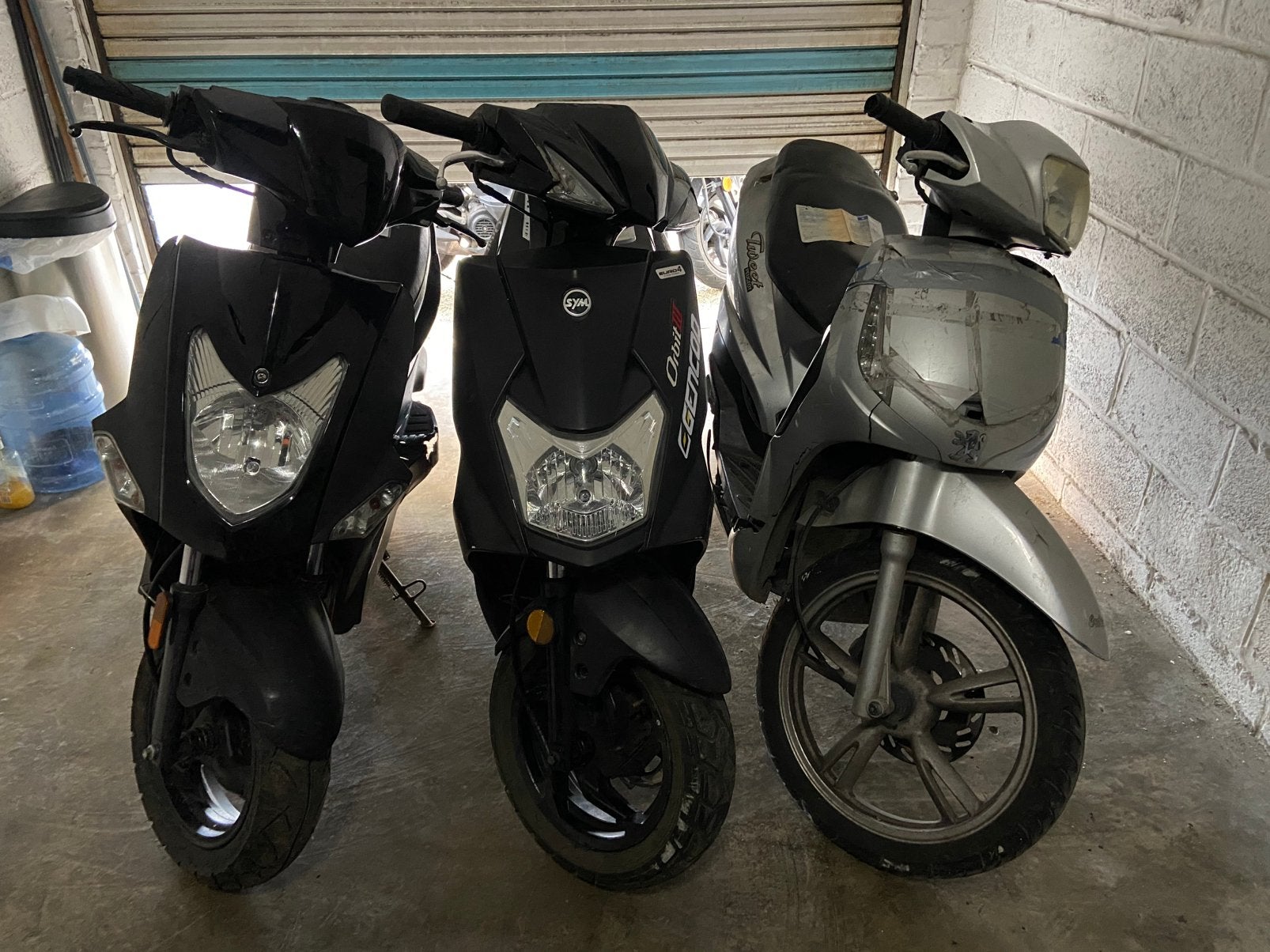 À vendre : Lot de 3 scooters d'occasion, Enlèvement ou Envoi, Utilisé, Classe A (25 km/h), Essence