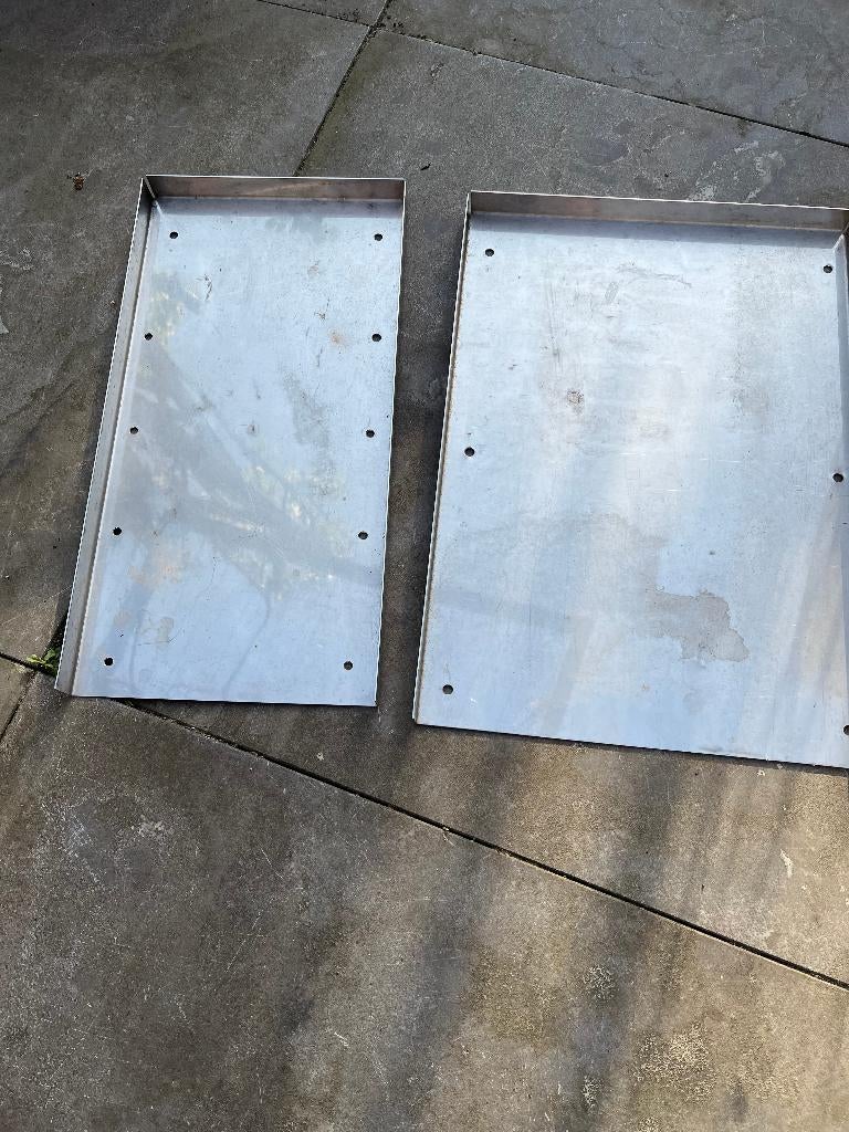 rvs platen, Bricolage & Construction, Plaques & Panneaux, Enlèvement, Comme neuf, Autres matériaux