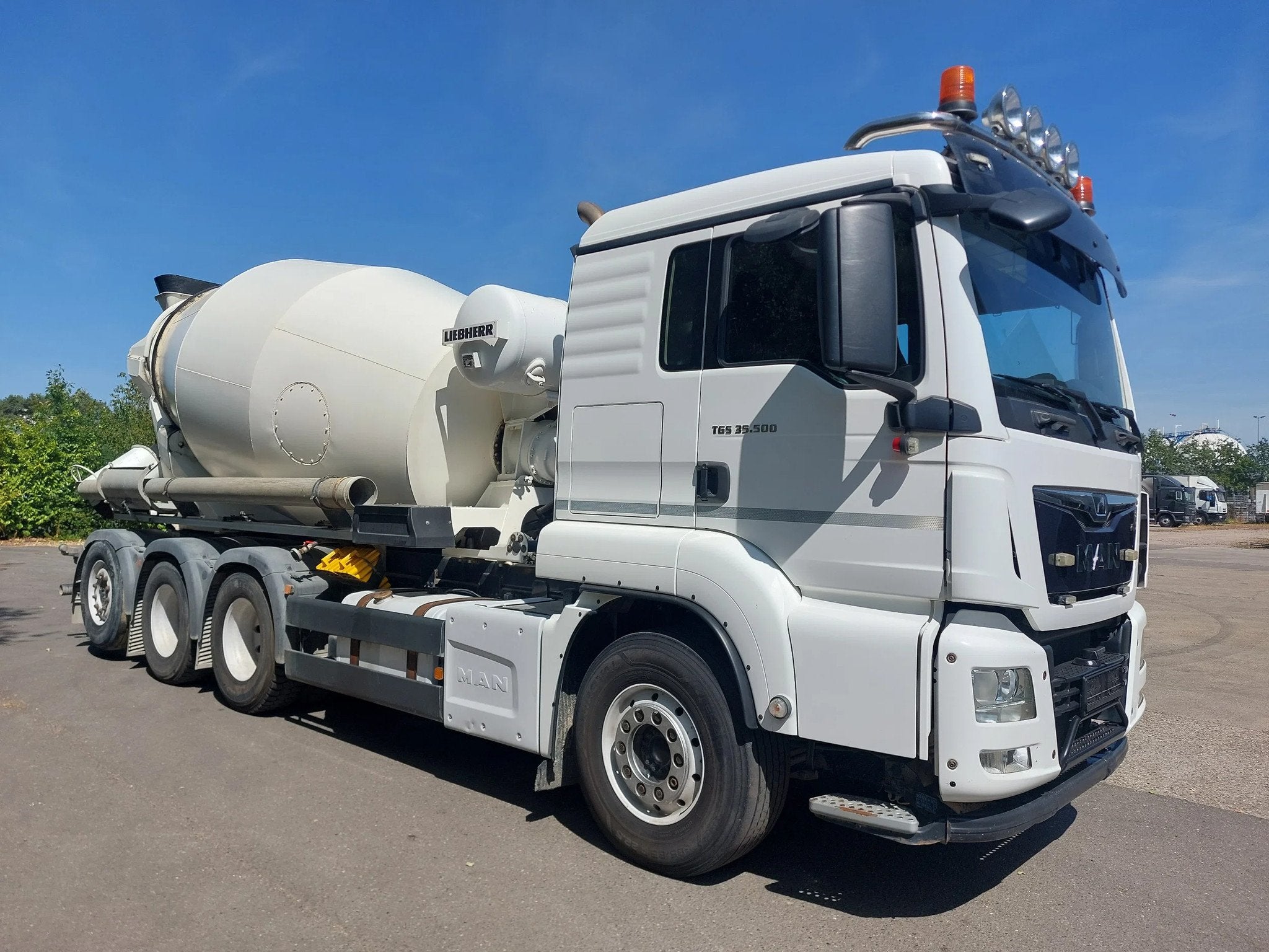 MAN TGS 35.500 8X4-4 Tridem BL LIebher-9m³ (bj 2018), Auto's, Vrachtwagens, Automaat, Achterwielaandrijving, Euro 6, MAN