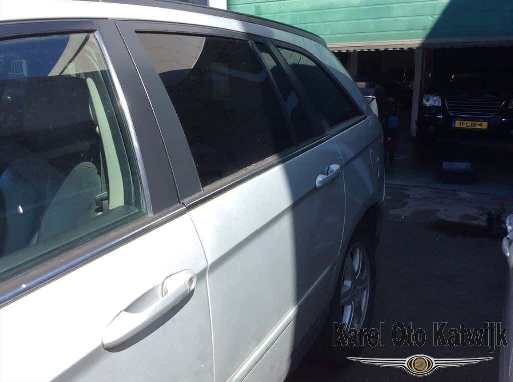 Achterdeur links Chrysler Pacifica 2005-2008 grijs, Gebruikt, -, Deur, Ophalen of Verzenden