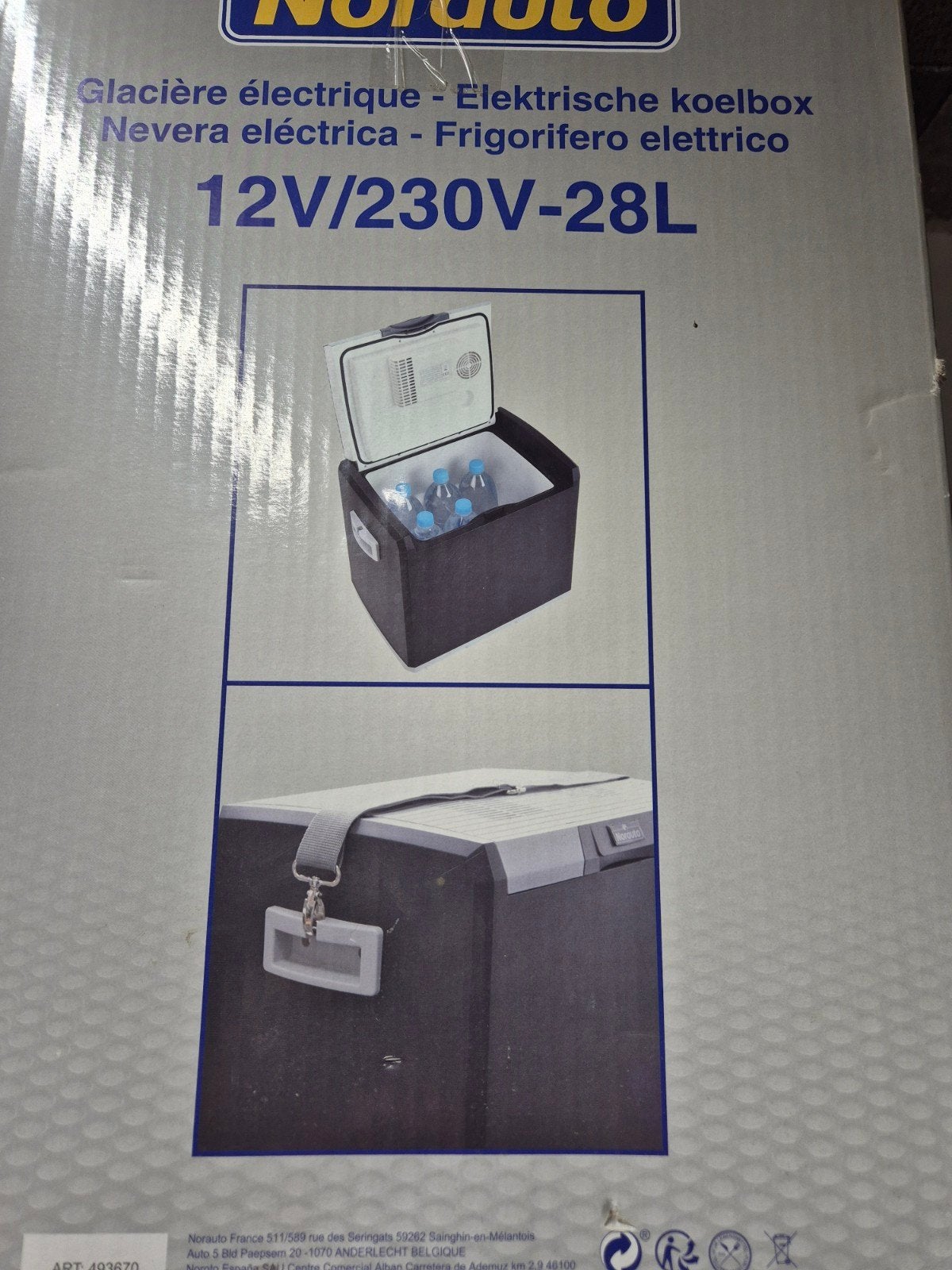 Frigobox 12v / 230v / 28l, Ophalen, Zo goed als nieuw, Koelbox, Elektrisch