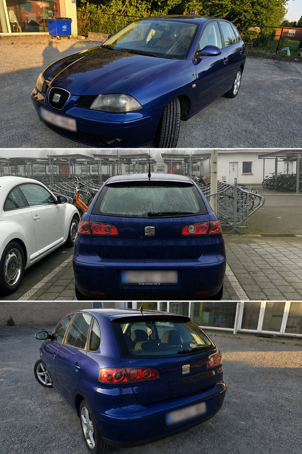 Seat Ibiza 6L 1.4, Auto's, Seat, Stof, Zwart, Blauw, Ibiza