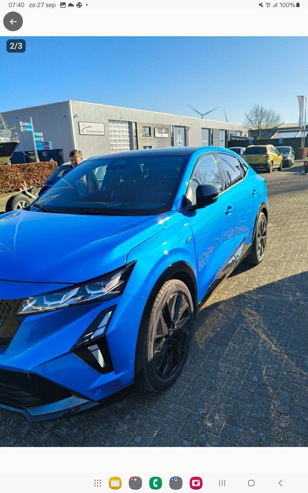 rafale esprit alpine 200pk, 14500km, nog 38 mnd garantie, Blauw, Alcantara, Verwarmde buitenspiegels, 5 deurs