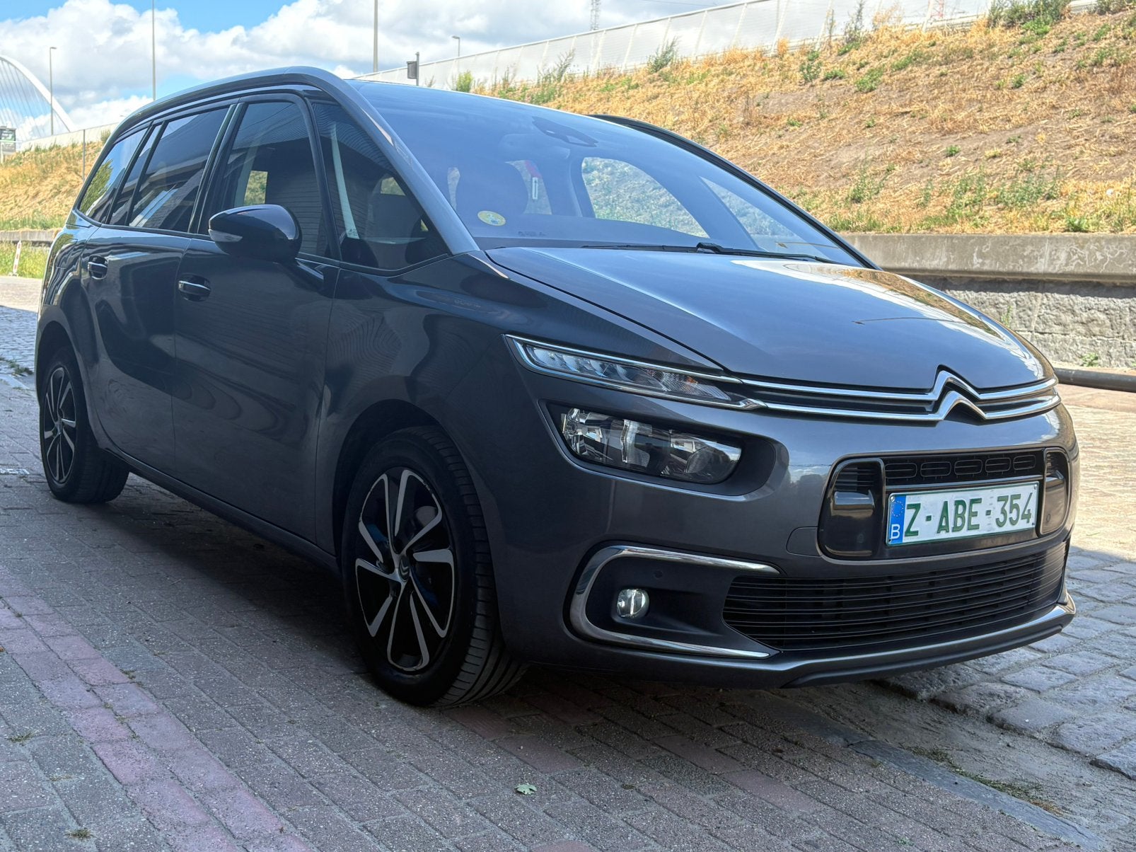 Citroen c4 Grand Spacetourer 1.5 Blue-Hdi 7plaats euro6D, Voorwielaandrijving, Monovolume, 4 cilinders, Leder en Stof