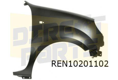 Renault Kangoo / Nissan Kubistar (4/03-3/09) voorscherm Rech, -, Verzenden, -, Nieuw