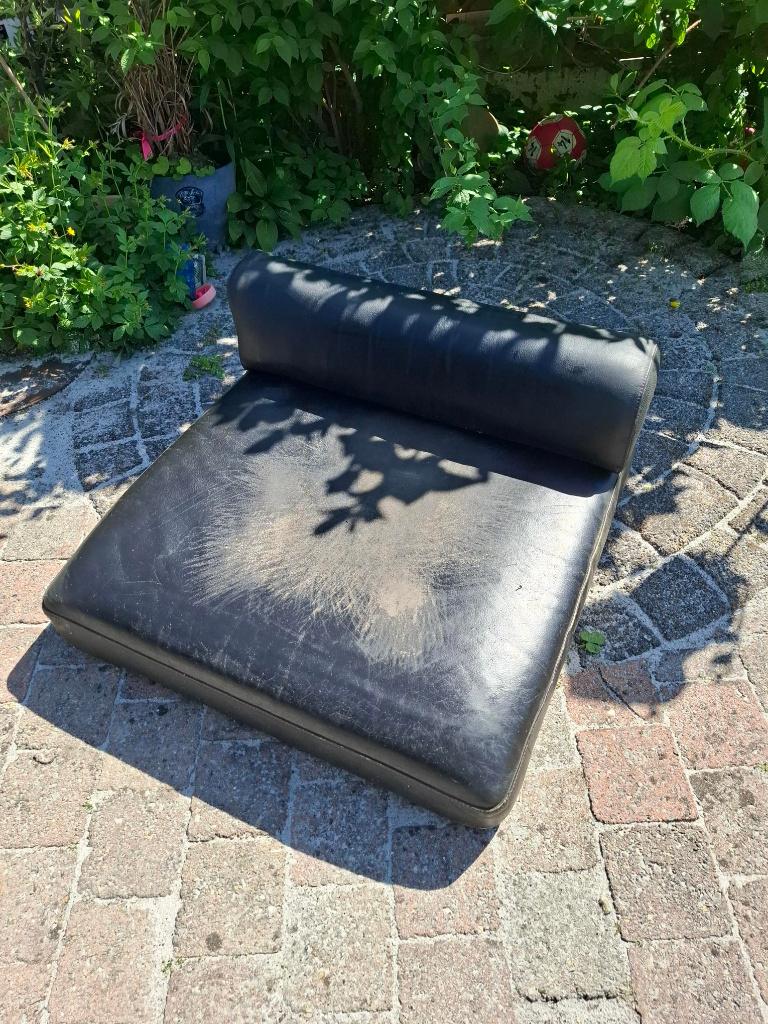Chaise longue pour chien en cuir gratuite., Enlèvement, Utilisé