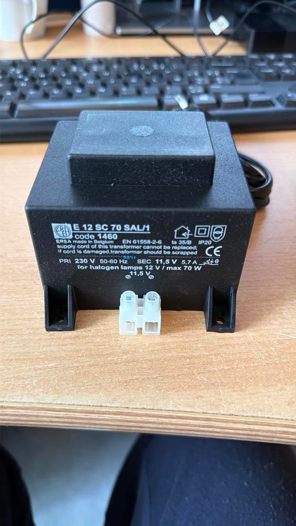 Transformateur 70 W pour lampes halogènes 12 V, Enlèvement ou Envoi, Neuf