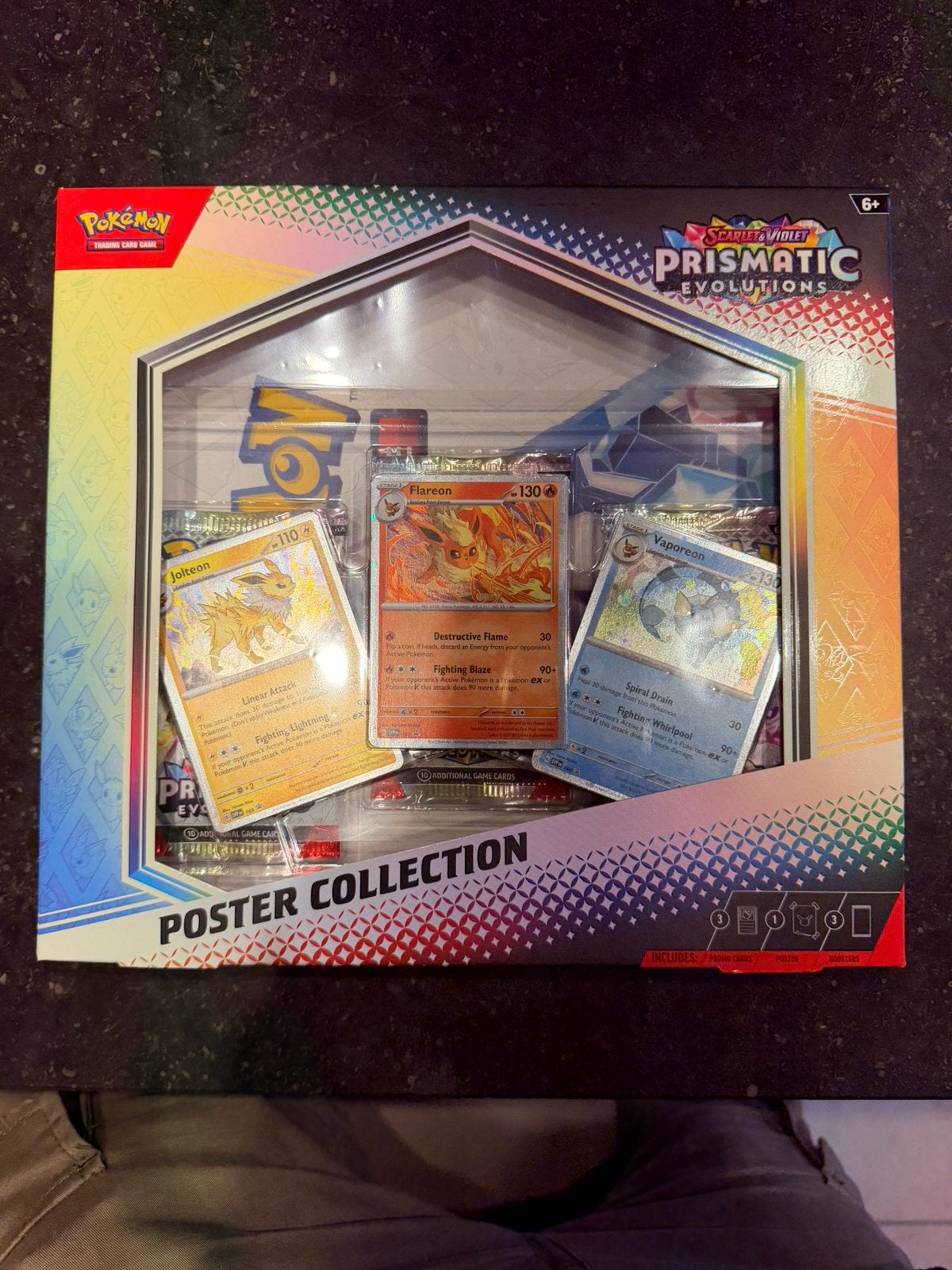Collection d'affiches Pokémon Prismatic Evolutions, Enlèvement ou Envoi, Neuf, Autres types, Foil