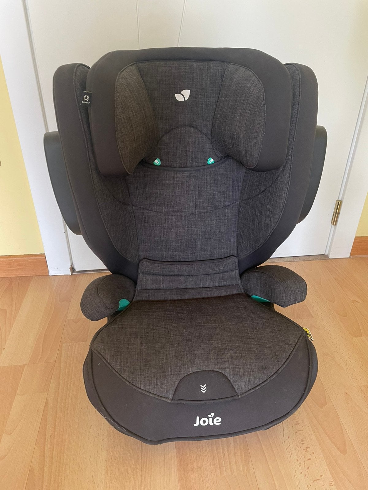 Joie Traver 2/3 i-Size autostoel groen –ISOFIX – goede staat, Gebruikt, 15 t/m 36 kg, Verstelbare rugleuning, Isofix