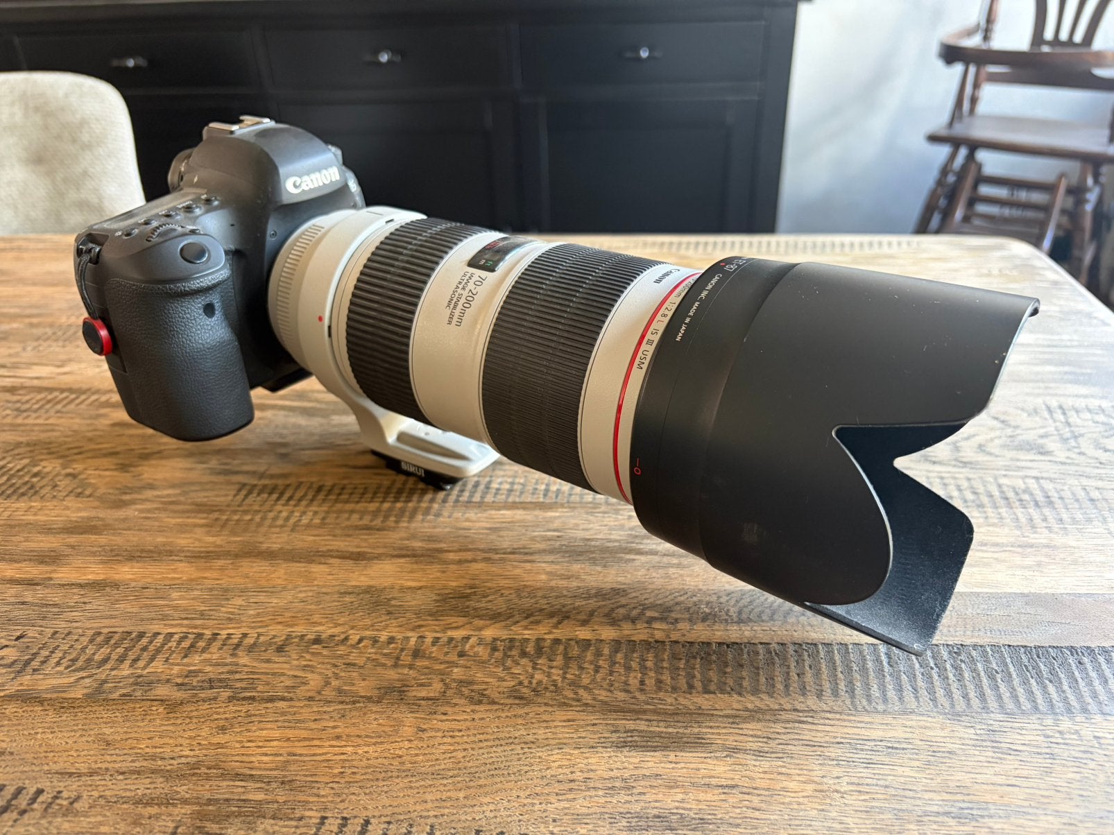 Canon EOS 6D Mark II complete set + 3 professionele lenzen, Ophalen, Canon, Zo goed als nieuw, Statiefgondel