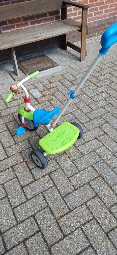 Driewieler Smartrike, Ophalen, Zo goed als nieuw, Duwstang