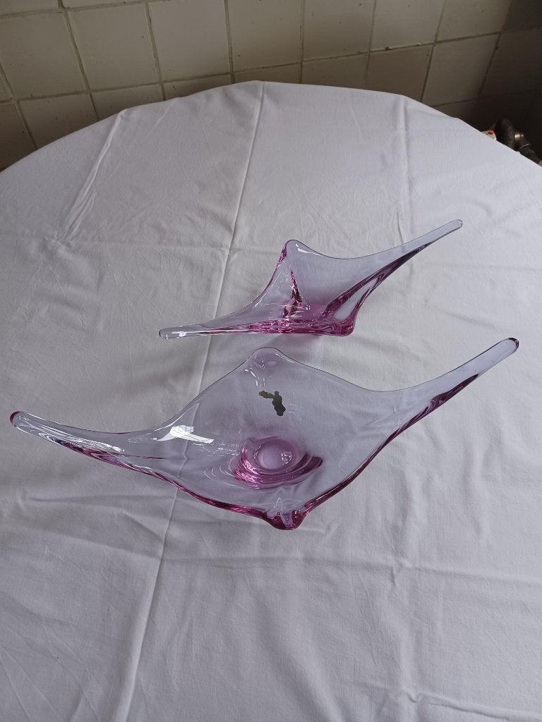 Schaal bowl, kom, handgemaakt, kristal:Murano: 20-50 euro/st, Antiek en Kunst, Ophalen