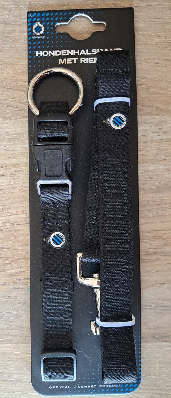 Halsband met riem logo Club Brugge, Dieren en Toebehoren, Ophalen of Verzenden