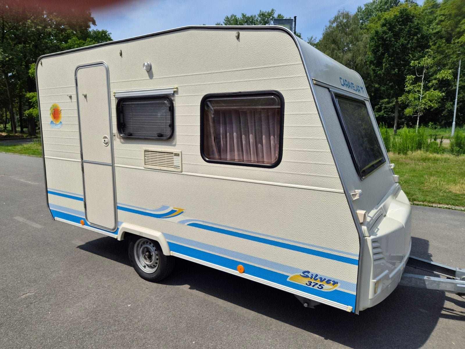 Caravelair 375 Keuringsvrij, stapelbed, fietsendrager,luifel, Caravans en Kamperen, Caravans, Particulier, Caravelair, Stapelbed