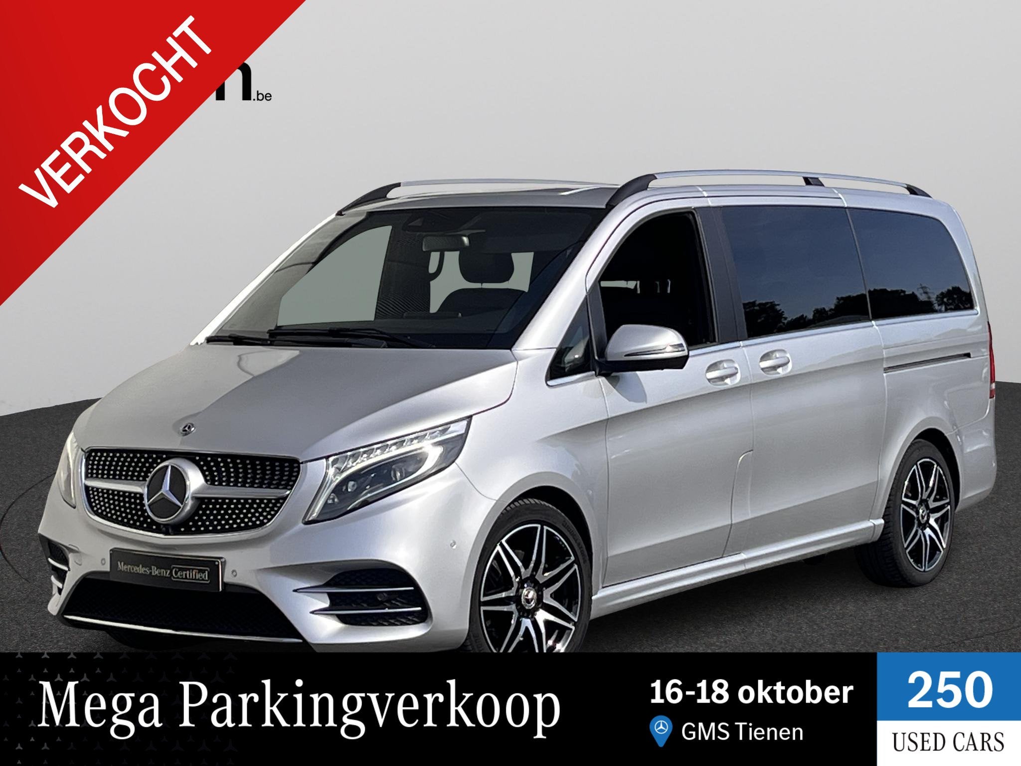 Mercedes-Benz V-Klasse 300 d L2 9G-TRONIC Avantgarde, Argent ou Gris, 2000 kg, Noir, Diesel